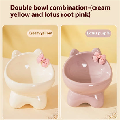 Protect The Cervical Vertebrae, Not Easy To Tip Over, And Prevent Black Chin Pet Bowl