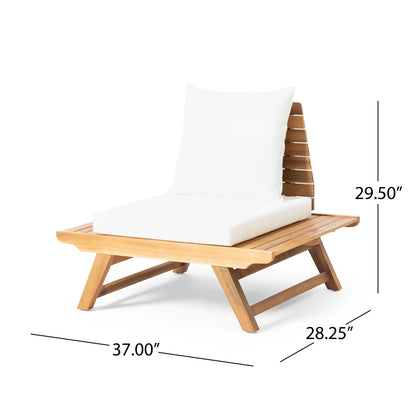 Sedona Outdoor Club Chair With Slatted Design