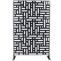 Decorative Freestanding Metal Privacy Screen For Indoor & Outdoor Use