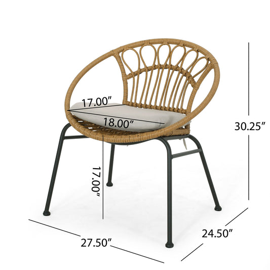 Banya Chair Set of 2 - Light Brown