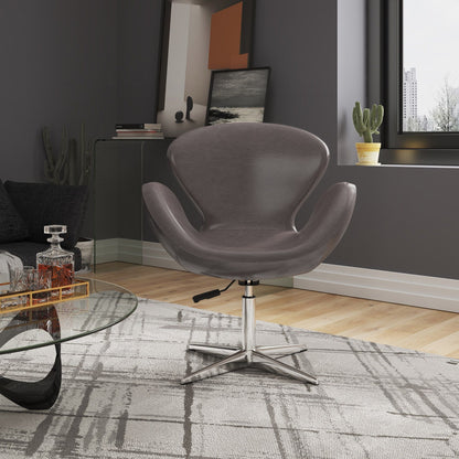 Raspberry - Swivel Lounge Chair