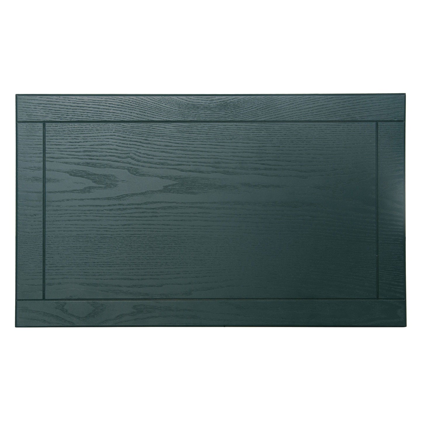 Hollow Carved 3 Drawer Dresser With Metal Handles, Storage Chest For Living Room Or Bedroom - Blackish Green