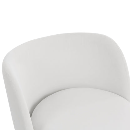 Barrel Chair With Built In Storage, 360° Swivel - Beige