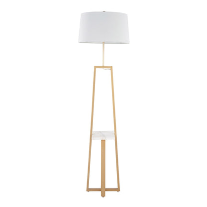 Cosmo - Shelf Contemporary / Glam Floor Lamp