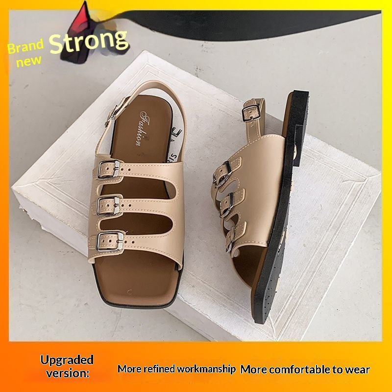 Beach Flip-flops Thick-soled Sandals For Women