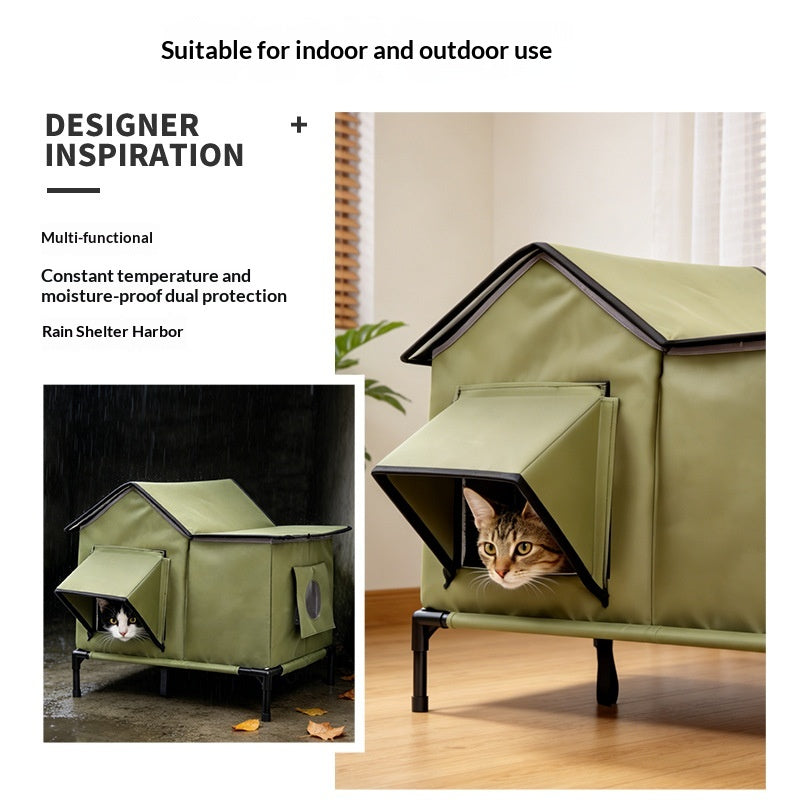 Cat Bed For Winter Warmth, Suitable For Outdoor Use In All Seasons, Heat-Retaining Small Dog Bed, Pet Supplies, Amazon Bestseller