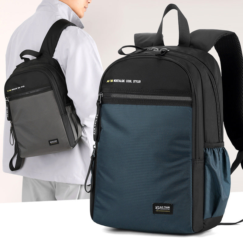 Lightweight Business Backpack Water-resistant Large-capacity Daypack