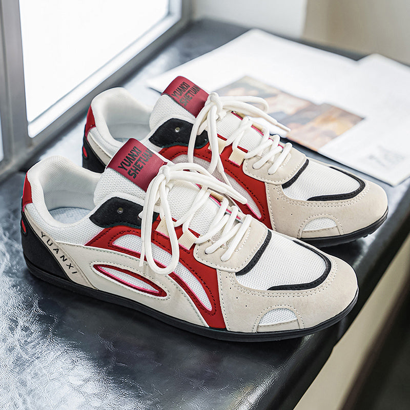 2026 New Spring Versatile Retro Platform Sole Casual Sports Retro Training Shoes, Breathable Retro Trainers For Men Summer Wear