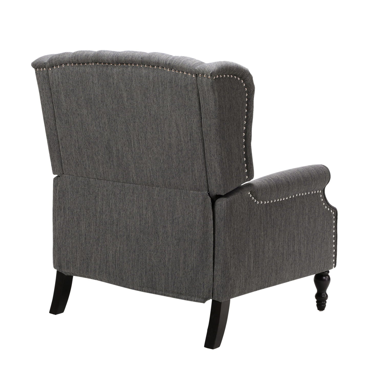 Dunham Contemporary Fabric Tufted Oversized Pushback Recliner