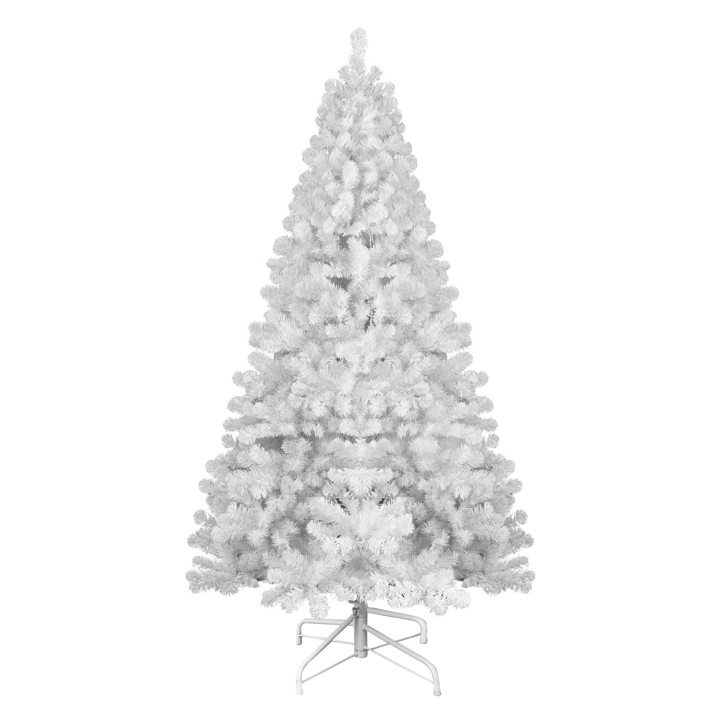 7ft White Christmas Tree with Memory Wire and 1064 Tips