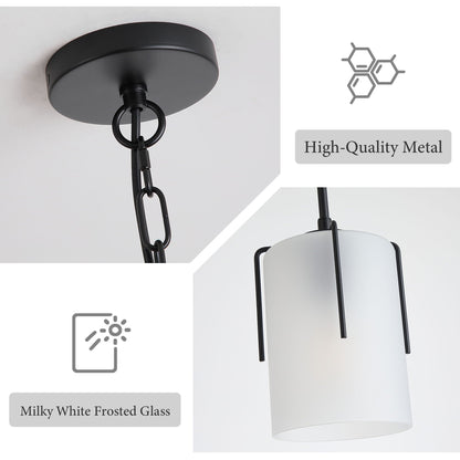 Adjustable Cylindrical Pendant Light