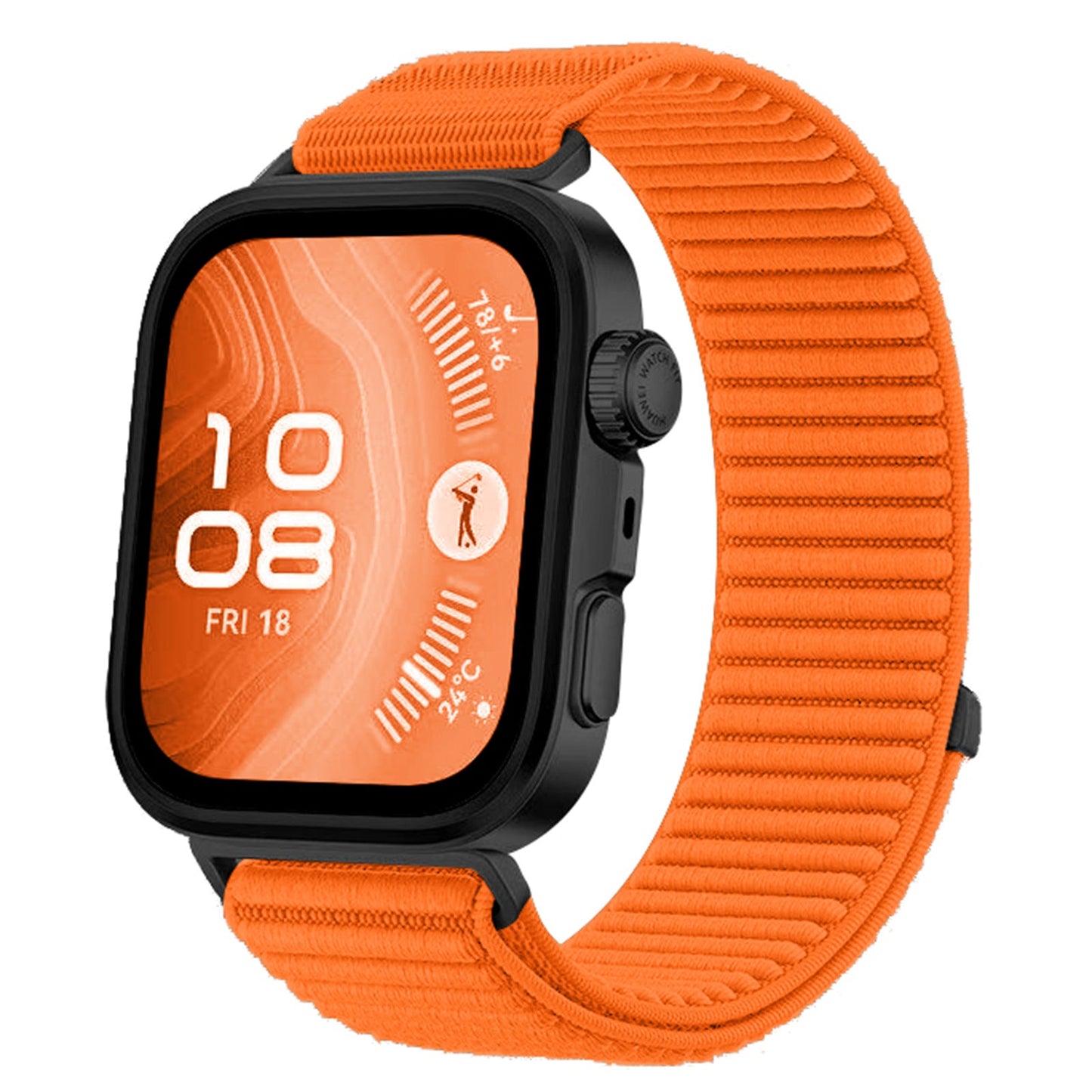 Wilderness Mountain Pattern Nylon Loop Strap