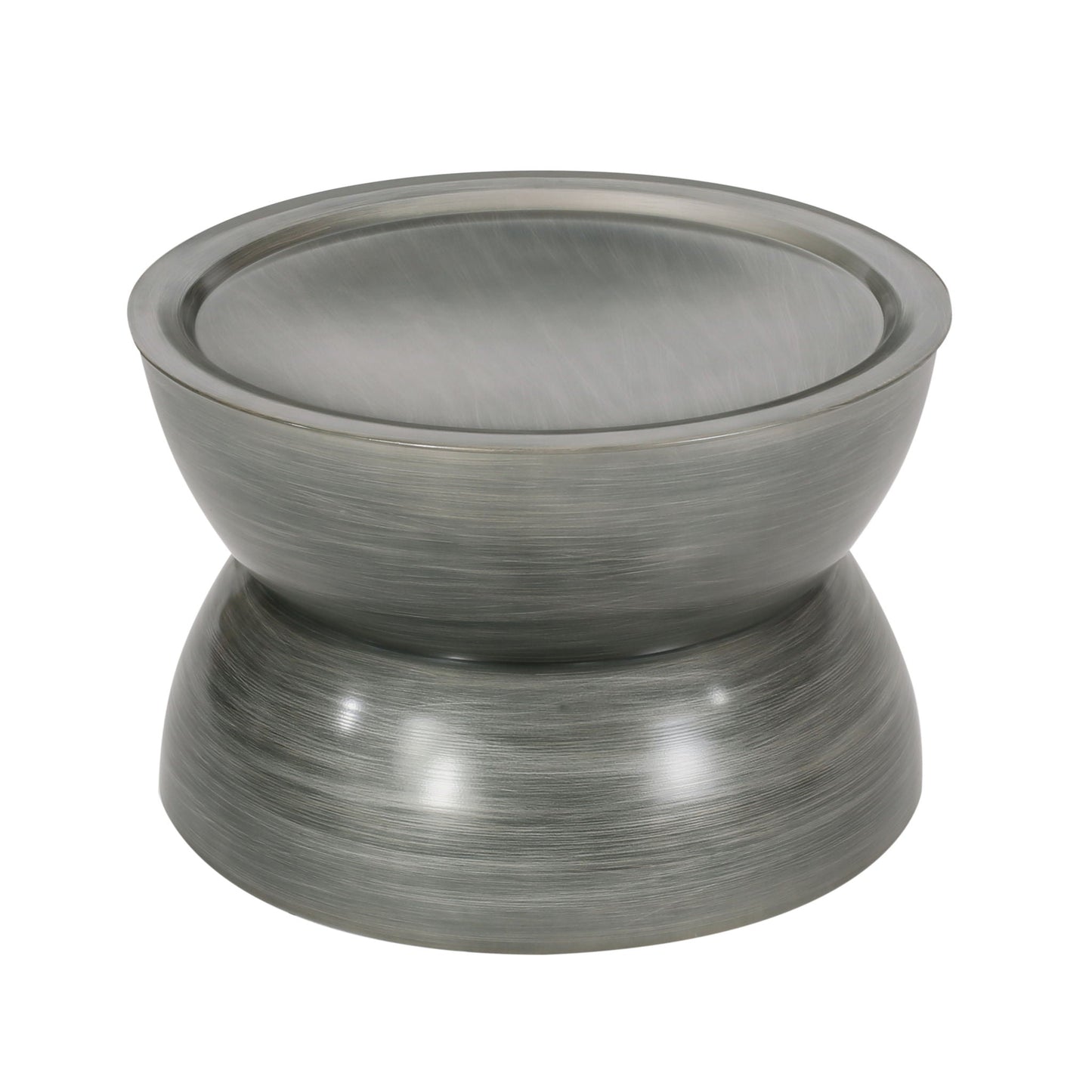 Sparling Modern Iron Hourglass Coffee Table