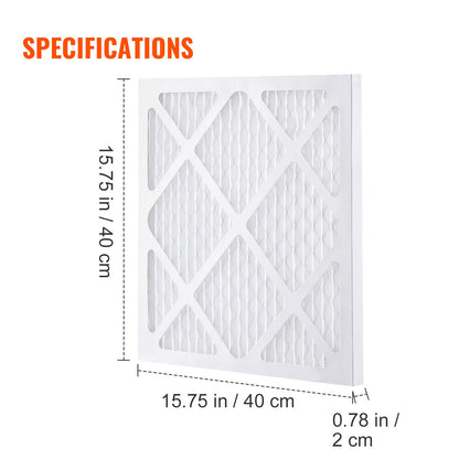 Protective Pre Filters, 5 Pack, 15.75'' x 15.75'' Air Filter Replacement