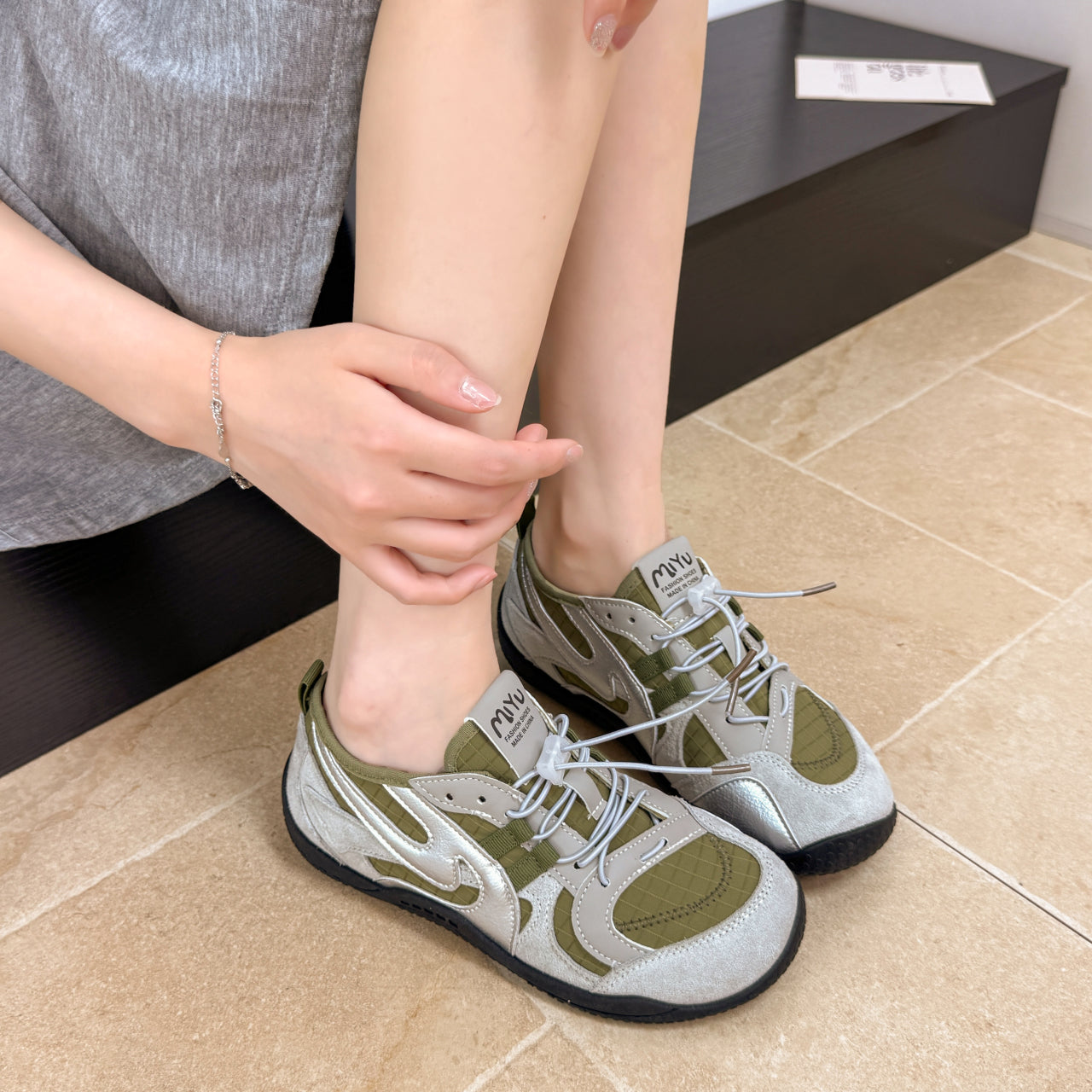 Retro Fashion Dad Shoes Women's 2026 Summer New Korean Version Breathable And Versatile Lightweight Casual Sports Training Shoes