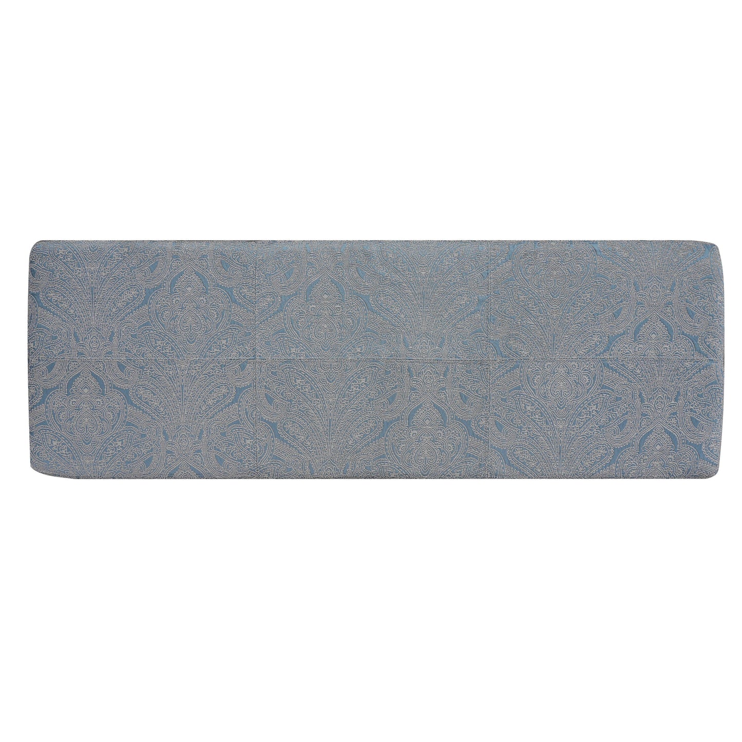 Indoor Jacquard Storage Ottoman Bench