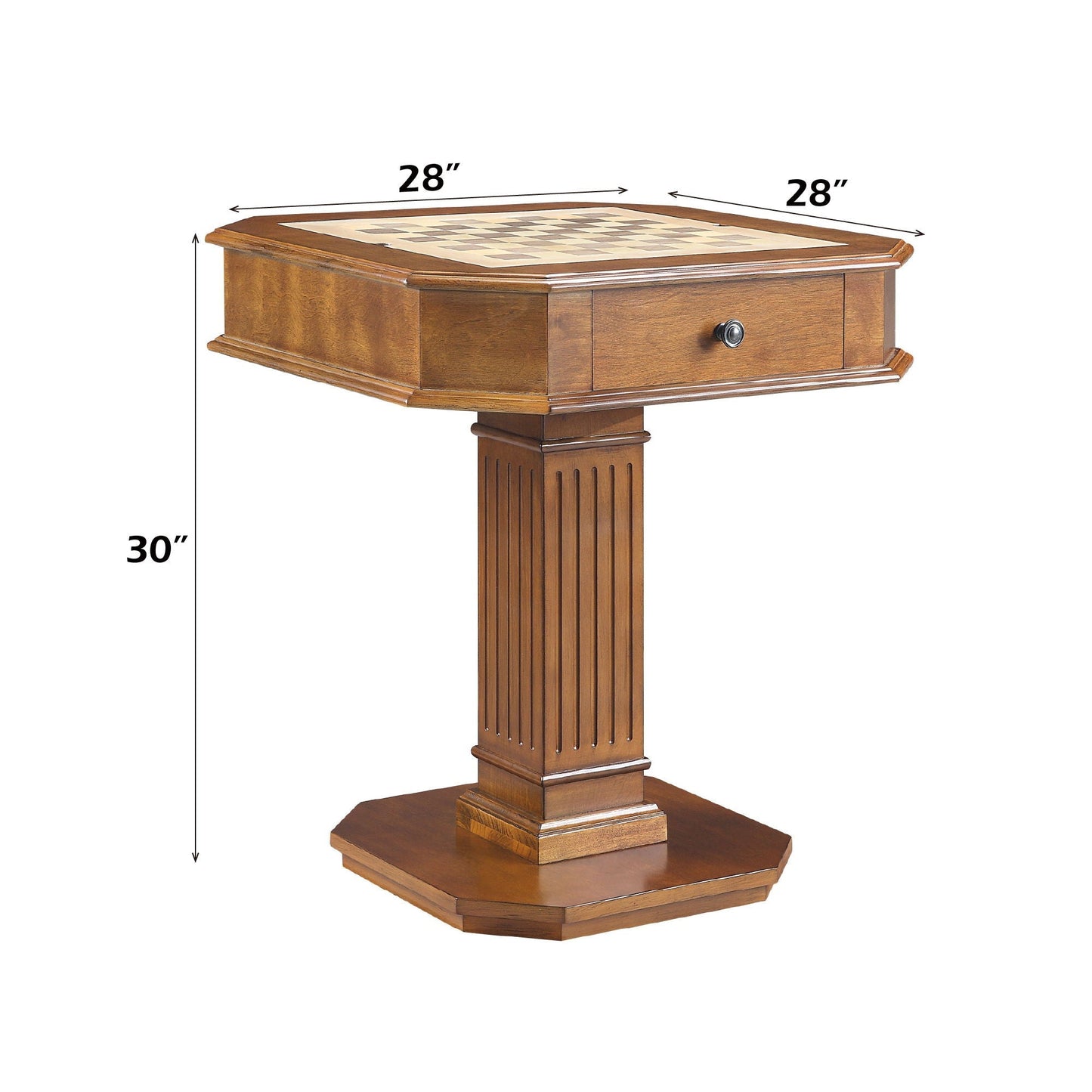 Galini Game Table - Walnut