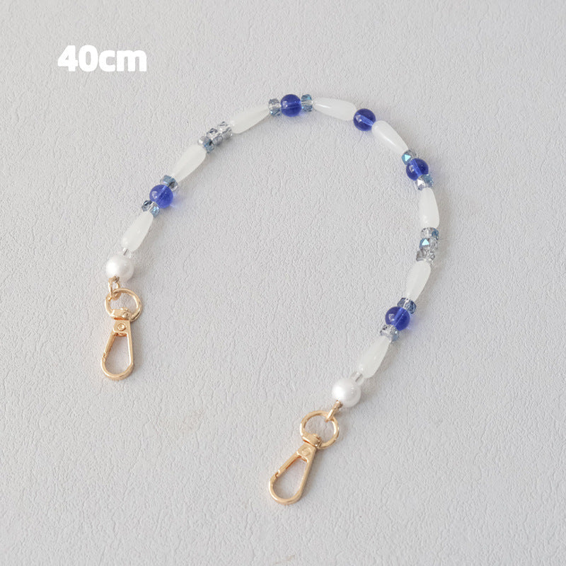 Fashion Bead Bracelet Accessories Crossbody Bag Chain