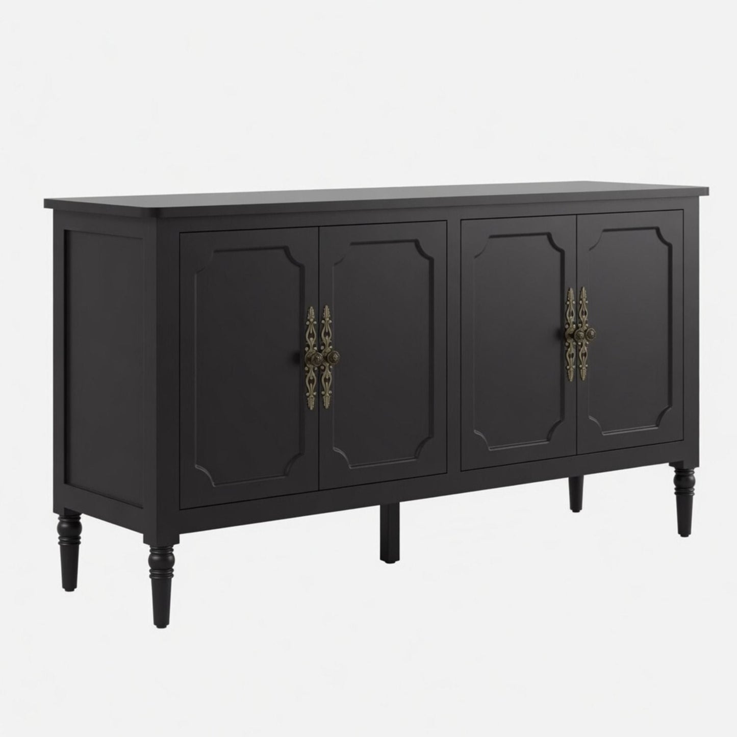Vintage Buffet Cabinet With Adjustable Shelves