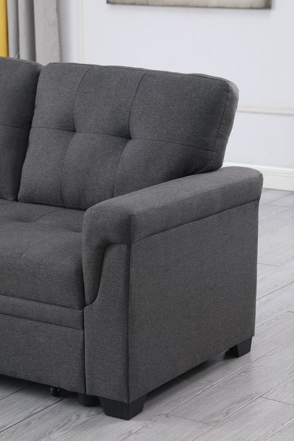 Lucca - Reversible Sleeper Sectional Sofa With Storage Chaise