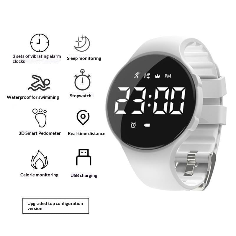 Smart Electronic Watch A Silent Vibrating Alarm Clockyour Ultimate Wake-up Gadget For Students