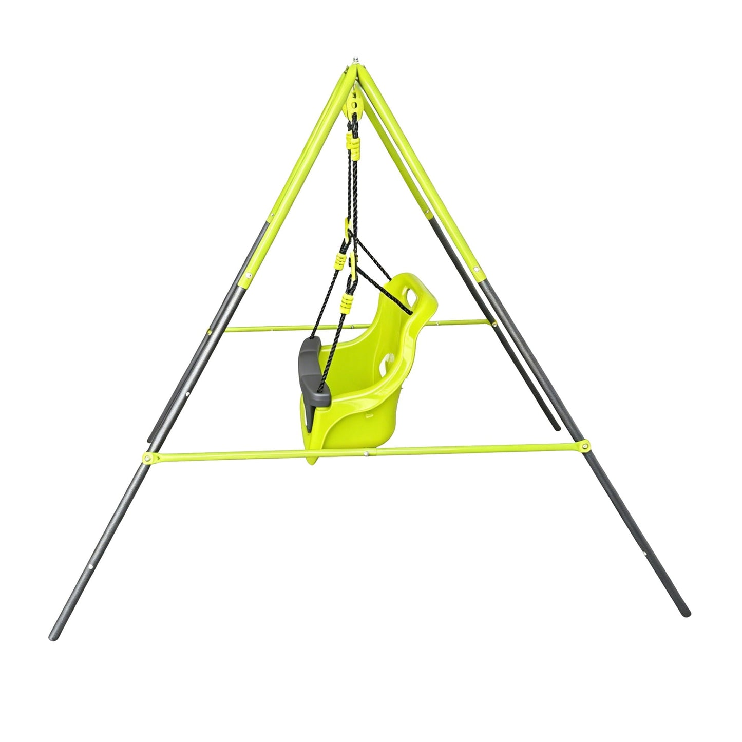 Xns001 Baby Swing With Safety Seat Indoor / Outdoor - Black / Green