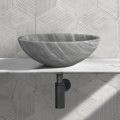 Bathroom Vessel Sink, Circular Design