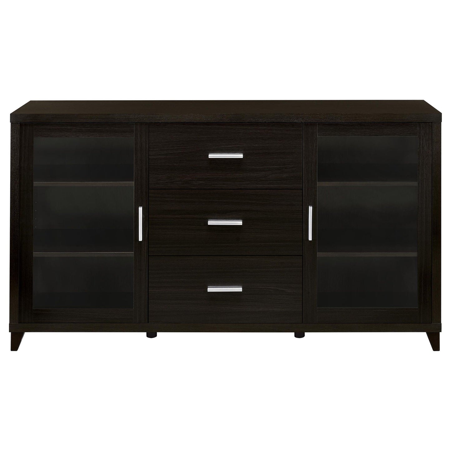 Barnaby - 4 Piece Rectangular Entertainment Center - Cappuccino