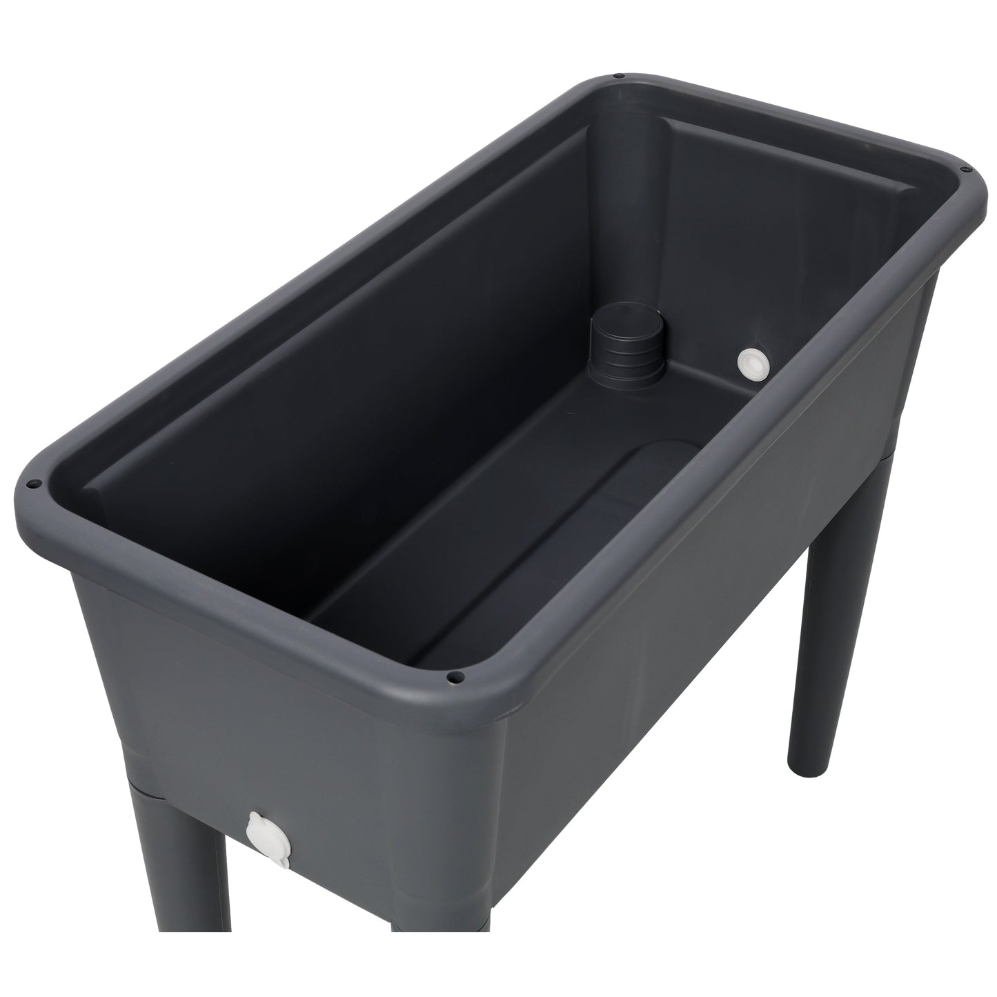Raised Garden Bed with Ventilated Transparent Greenhouse Lid