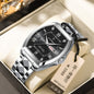 Waterproof Luminous Barrel-shaped Quartz Mens Watch