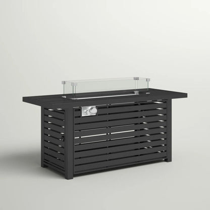 Propane Outdoor Fire Pit Table With Lid Versatile Fuel Options