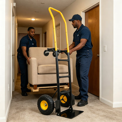 HT1006BK-YL Hand Truck Dual Purpose Cart