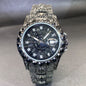 Men's Diamond-Encrusted Hip-Hop Watch
