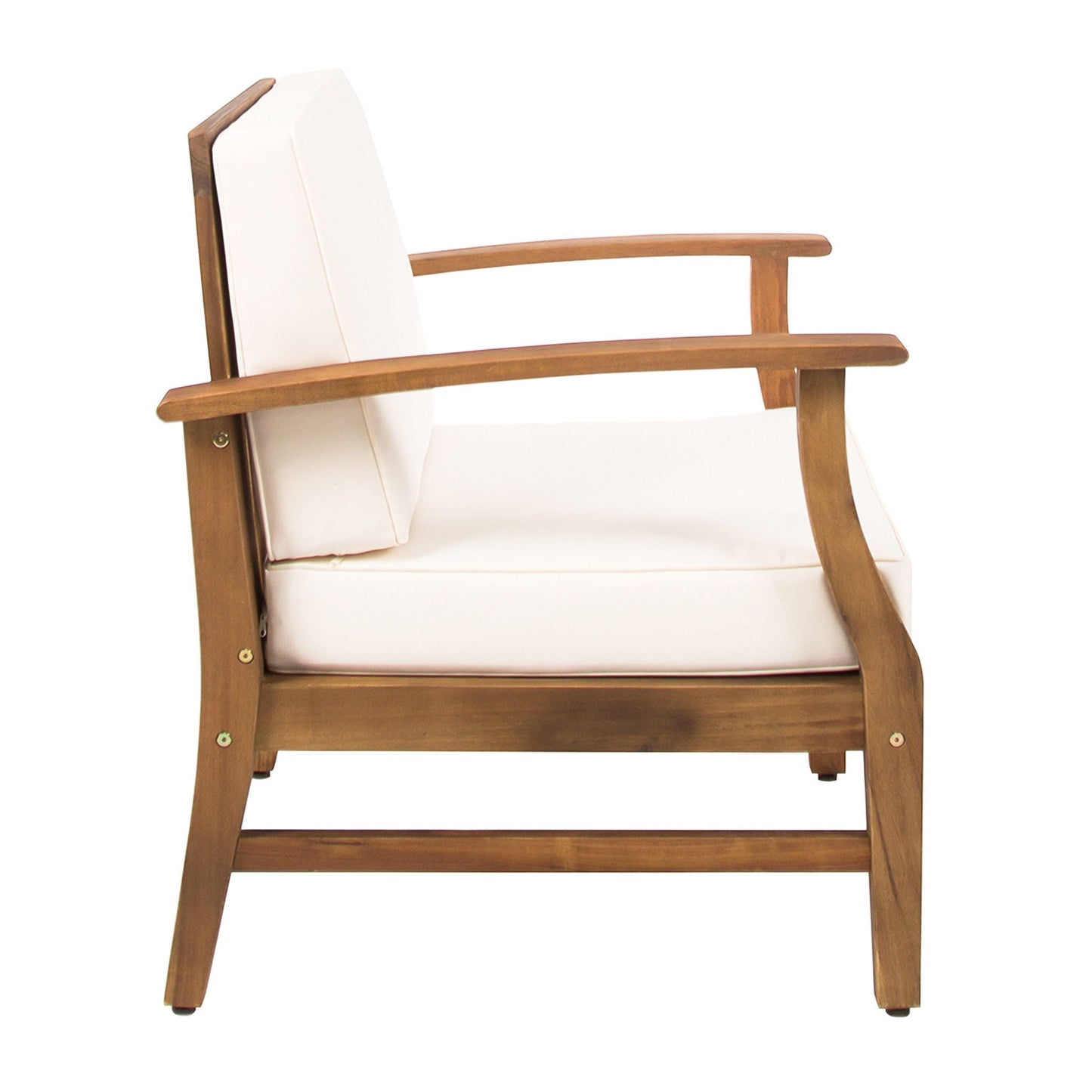 Perla Contemporary Club Chair with Water Resistant Cushion