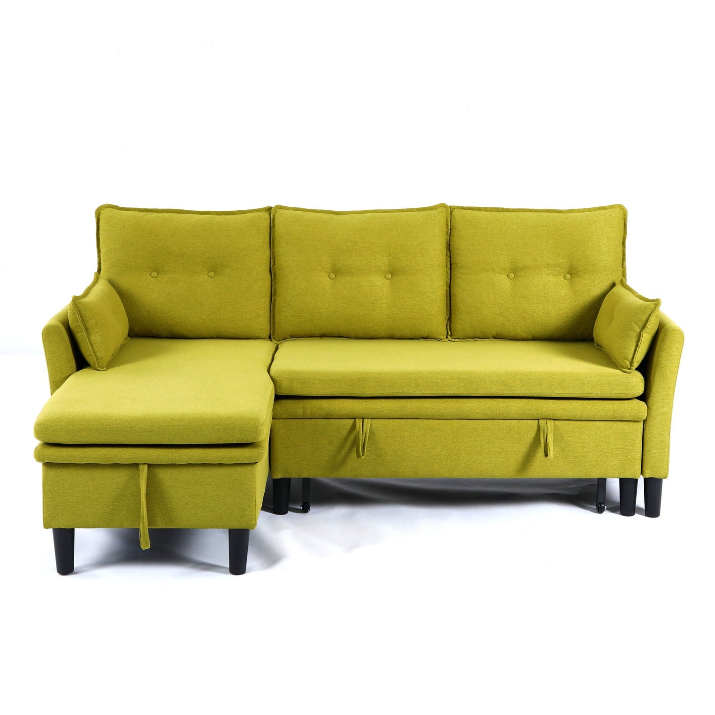 L-Shaped Reversible Chaise Sectional Sofa With Storage