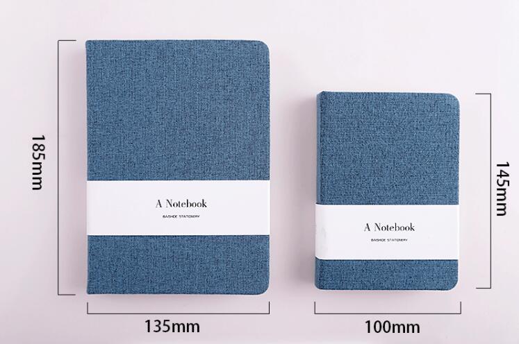 Japanese and Korean Super Thick Small Cloth Notebook for Writing and Sketching