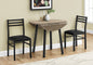 3 Pieces Dining Table Set, Small, Drop Leaf, Contemporary & Modern