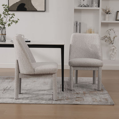 Wide Minimalist Dining Chair