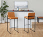 Fuji - Contemporary High Back Barstool Elegant Design