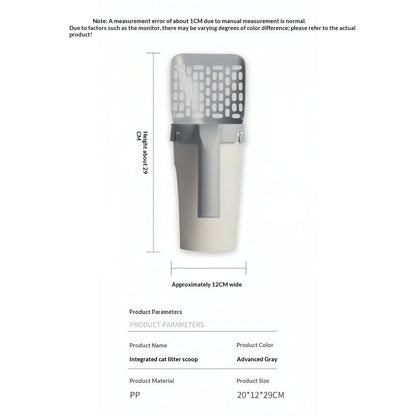 Integrated Cat Litter Scoop