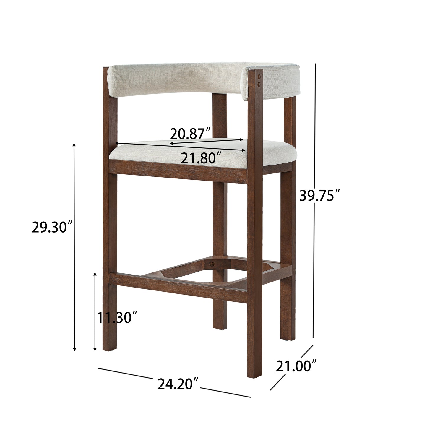 Bar Stool Set of 2
