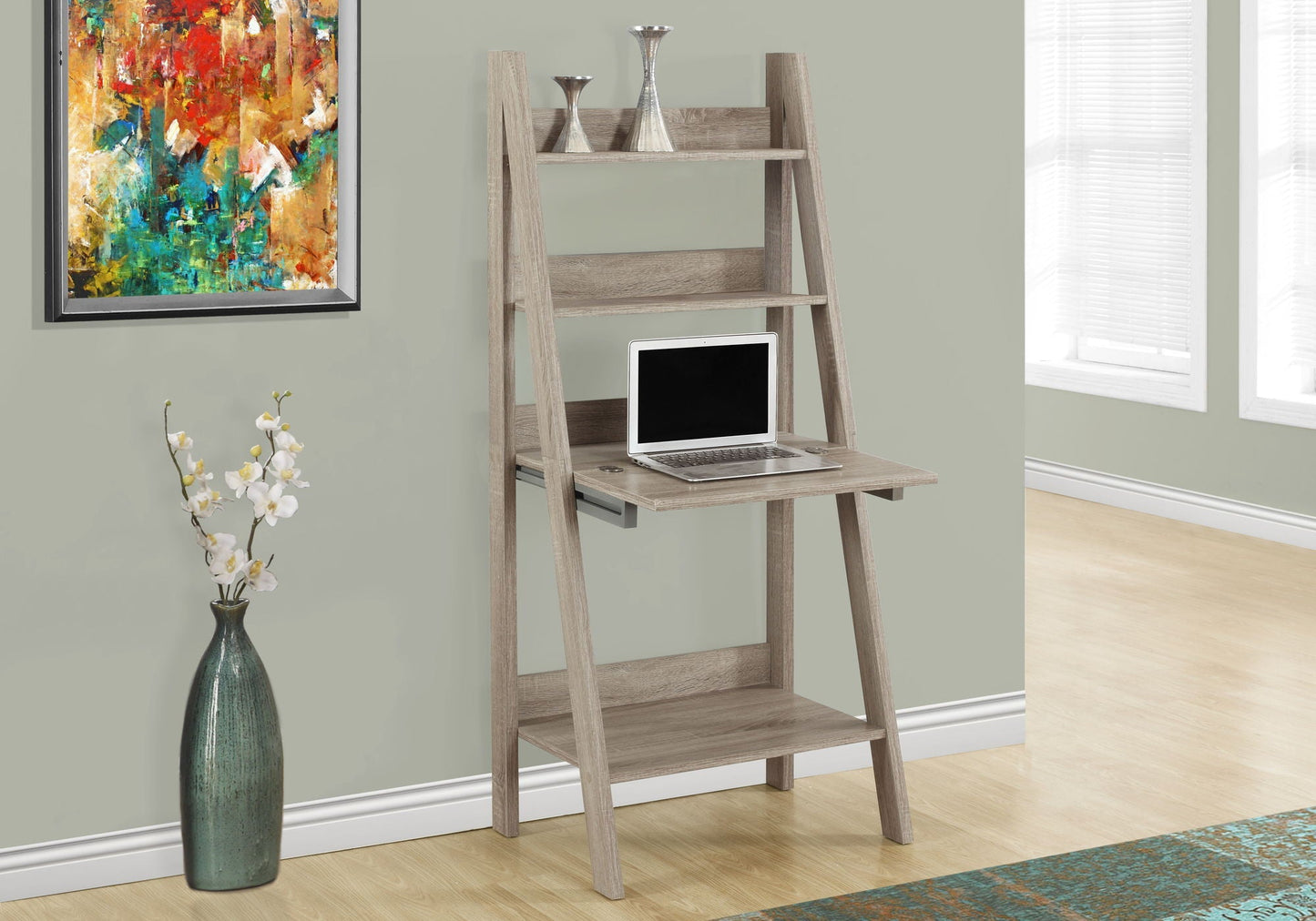 Computer Desk for Home Office with Storage Shelves