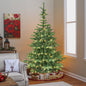 8ft Pre-Lit Christmas Tree with 500 Warm LED Lights