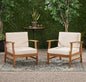 Perla Contemporary Club Chair with Water Resistant Cushion