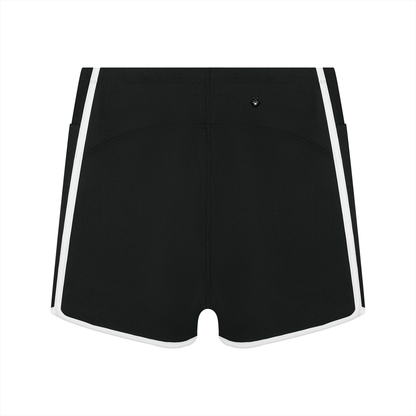 Loki & Ivy Women's High Rise Color Block Yoga Shorts