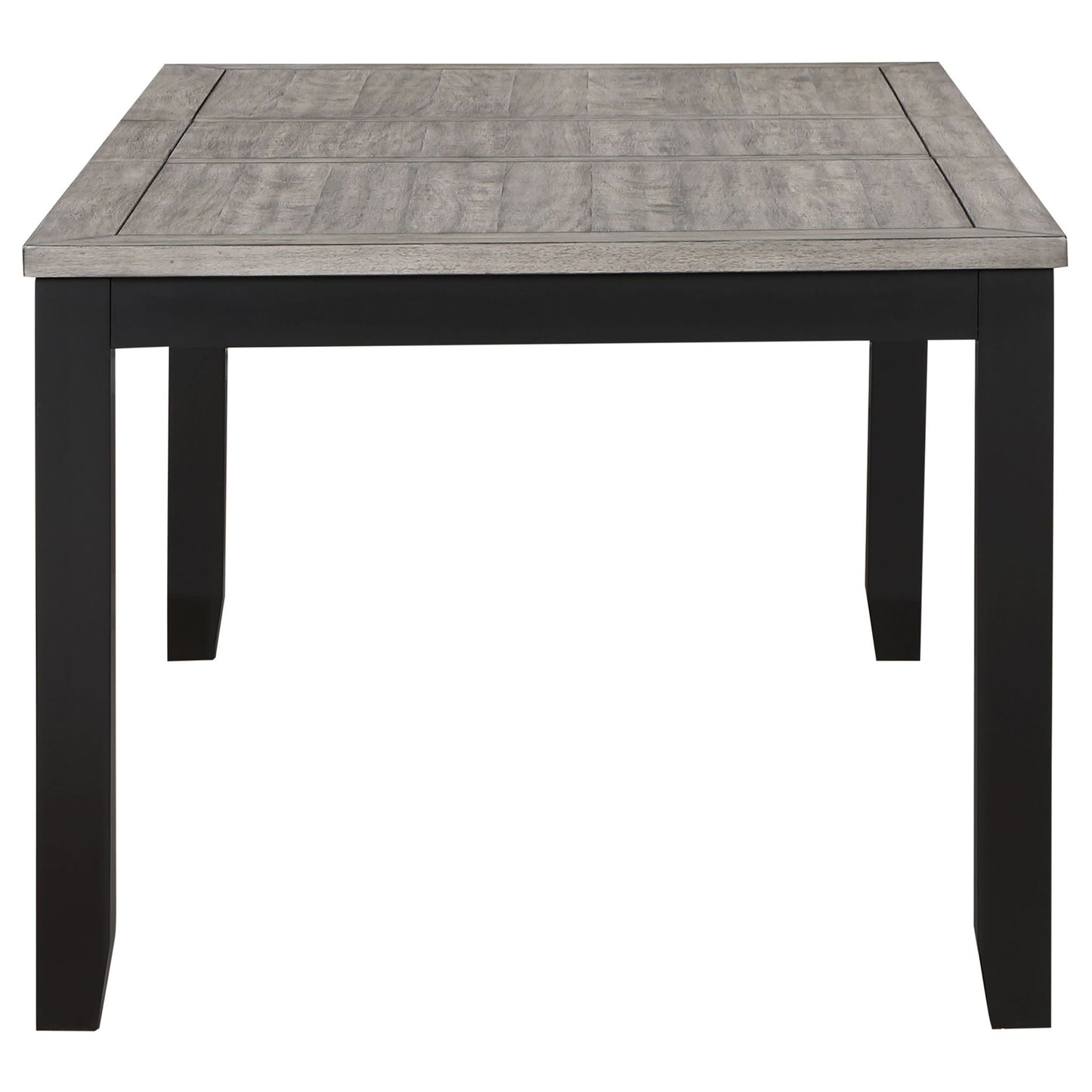 Centera - Rectangular Dining Table With Extension Leaf - Gray