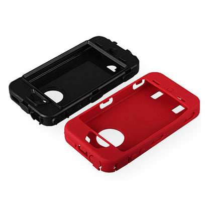Rugged Matte Case with Pen & Screen Protector for iPhone 4/4S