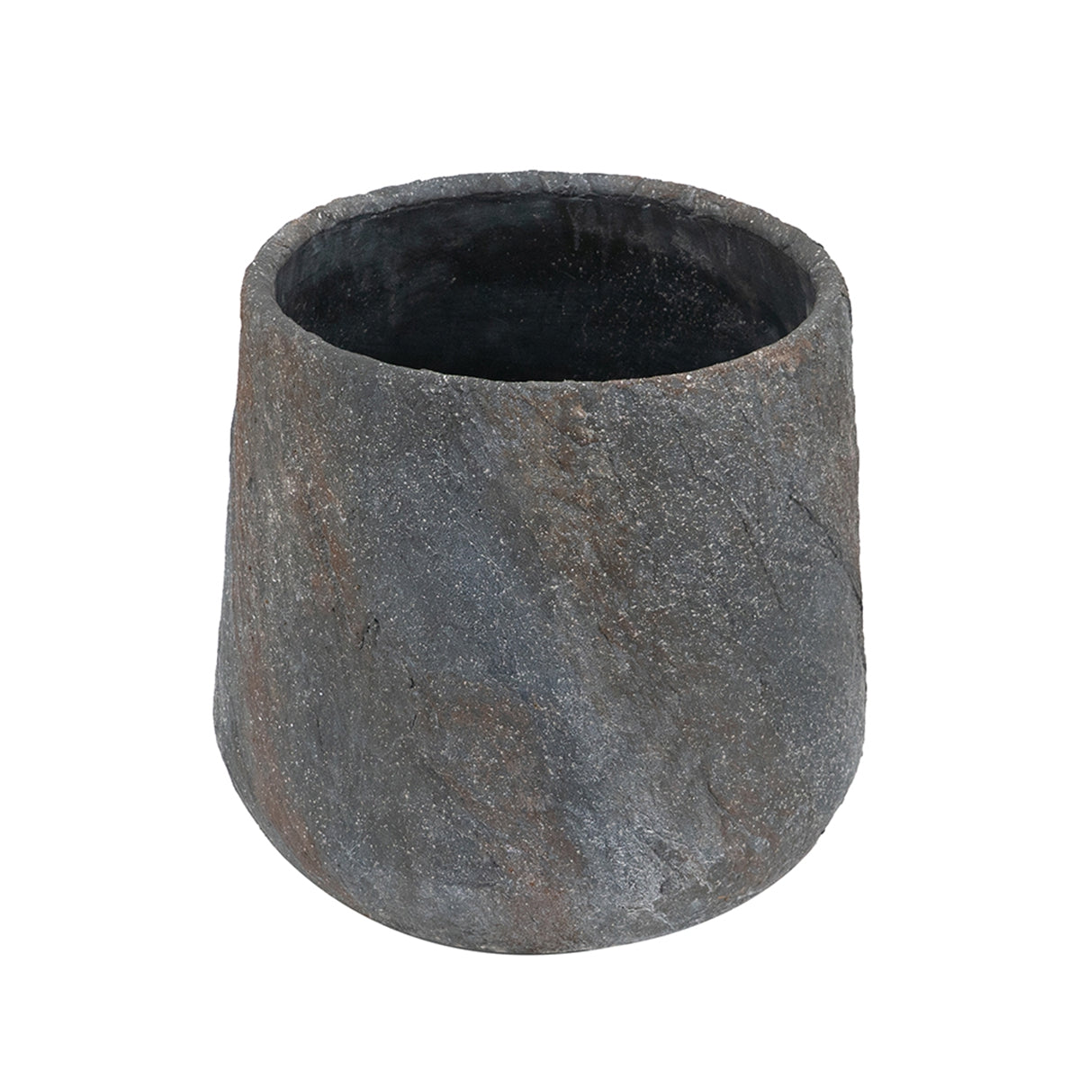 12.6x12.6x11.8" Cement Planter Small, Indoor Outdoor Garden Functional Decor