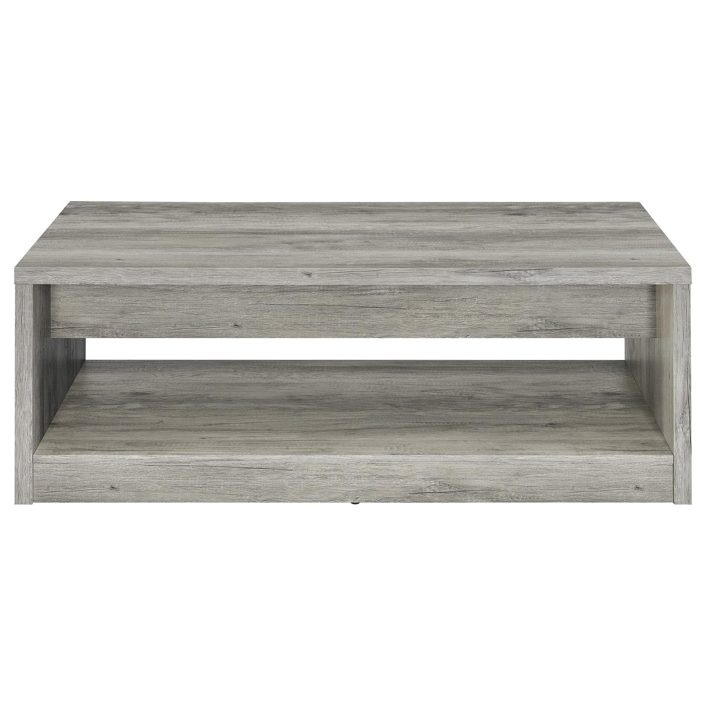 Nuberg - 2 Piece And End Table Set With Storage Drawers - Gray