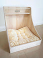 Pet Home Storage Small Solid Wood Bed For Home